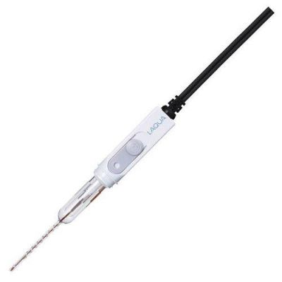 Horiba 9418-10C Mikro-ToupH-Elektrode, Glaskolben, BNC-Stecker, Proben mit einem Volumen von  nur 50 µl